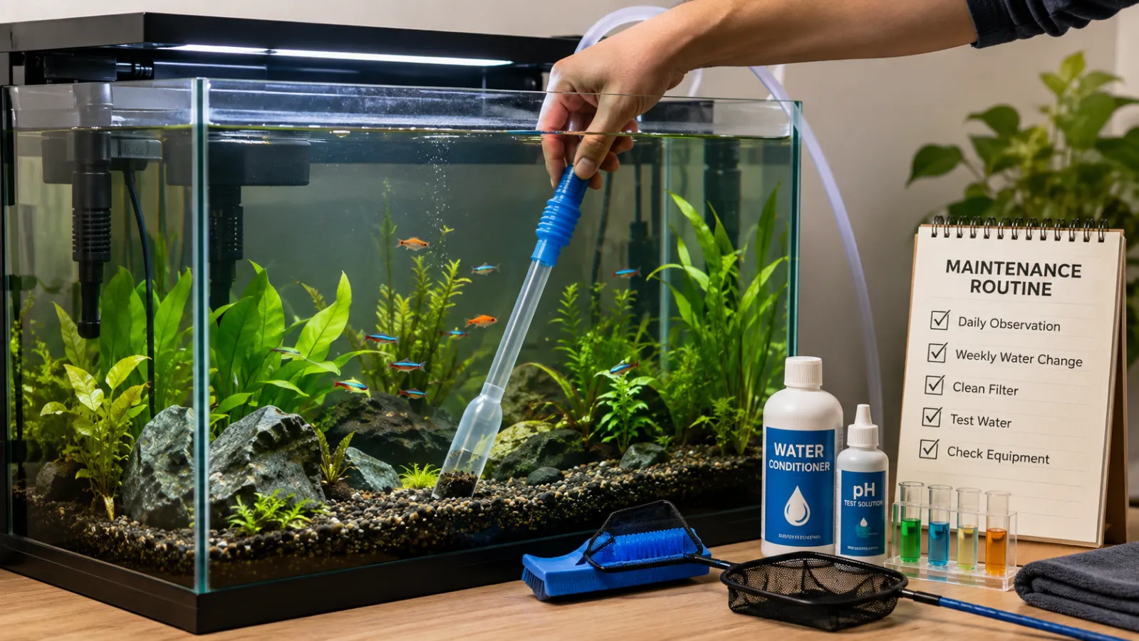 How to Build an Easy Aquarium Maintenance Routine