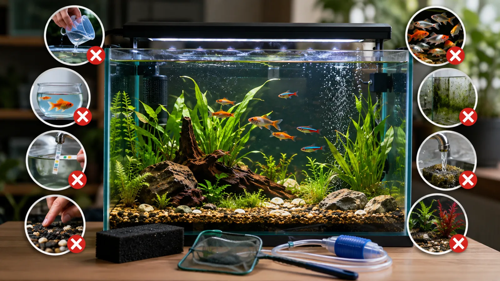 20 Freshwater Aquarium Mistakes Every Beginner Should Avoid
