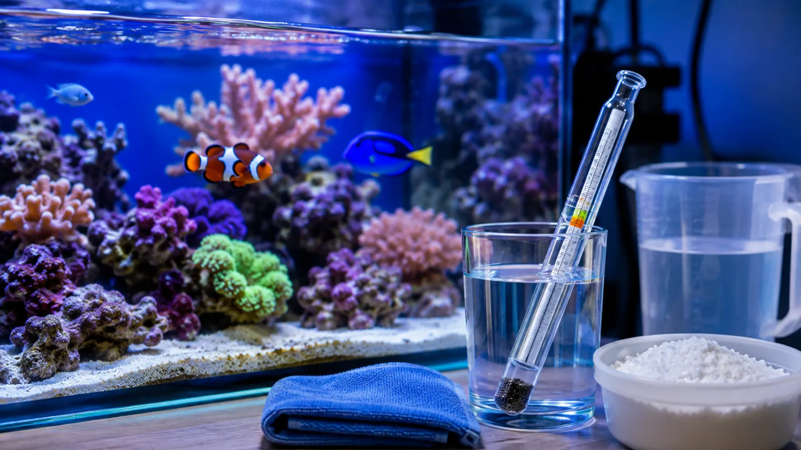 How to Maintain Stable Salinity in a Saltwater Aquarium