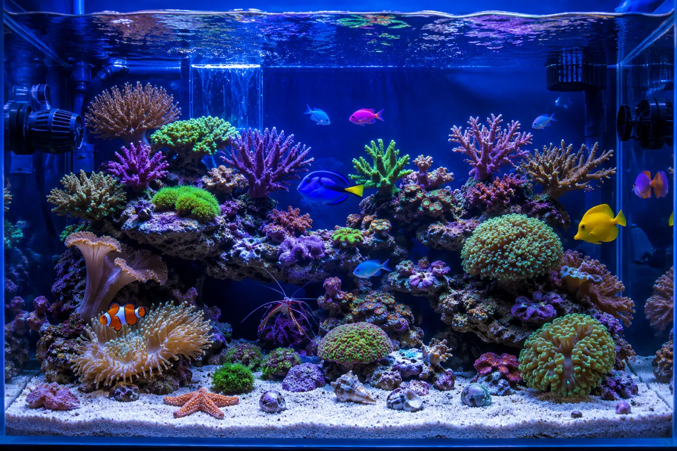 How to Create a Balanced Saltwater Aquarium Ecosystem?