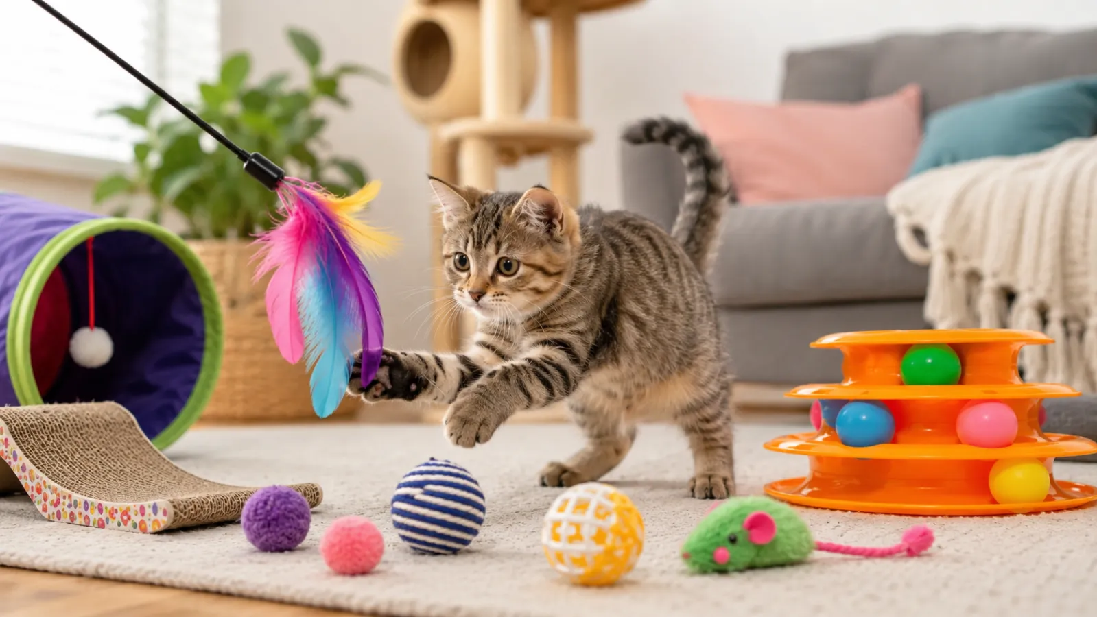 Best Cat Toys to Keep Your Cat Active and Happy