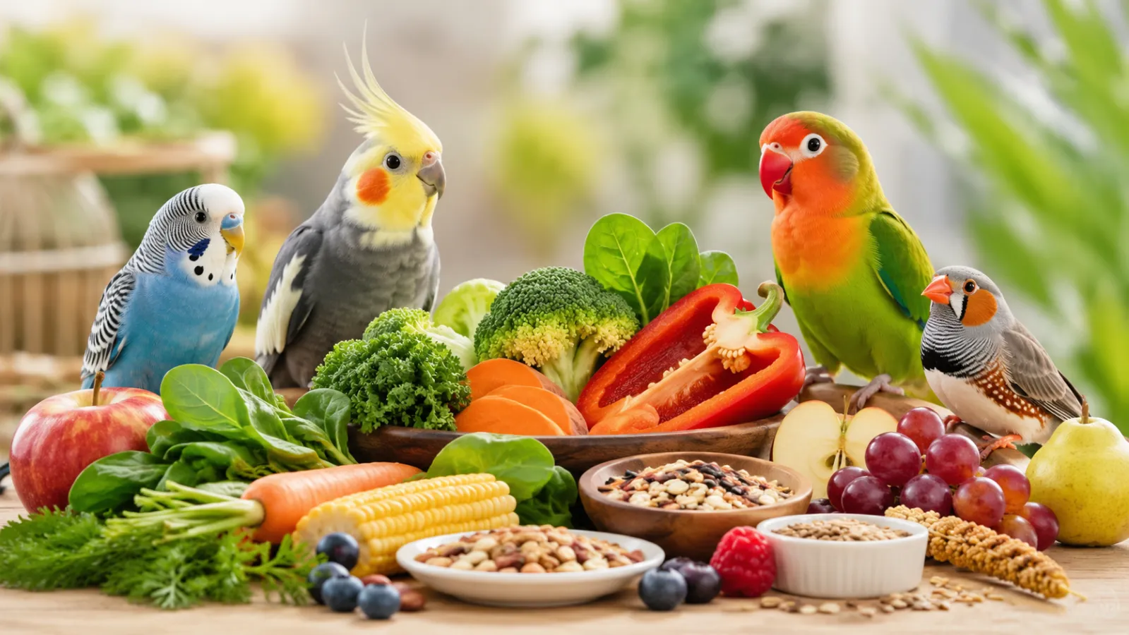Best Healthy Foods for Pet Birds