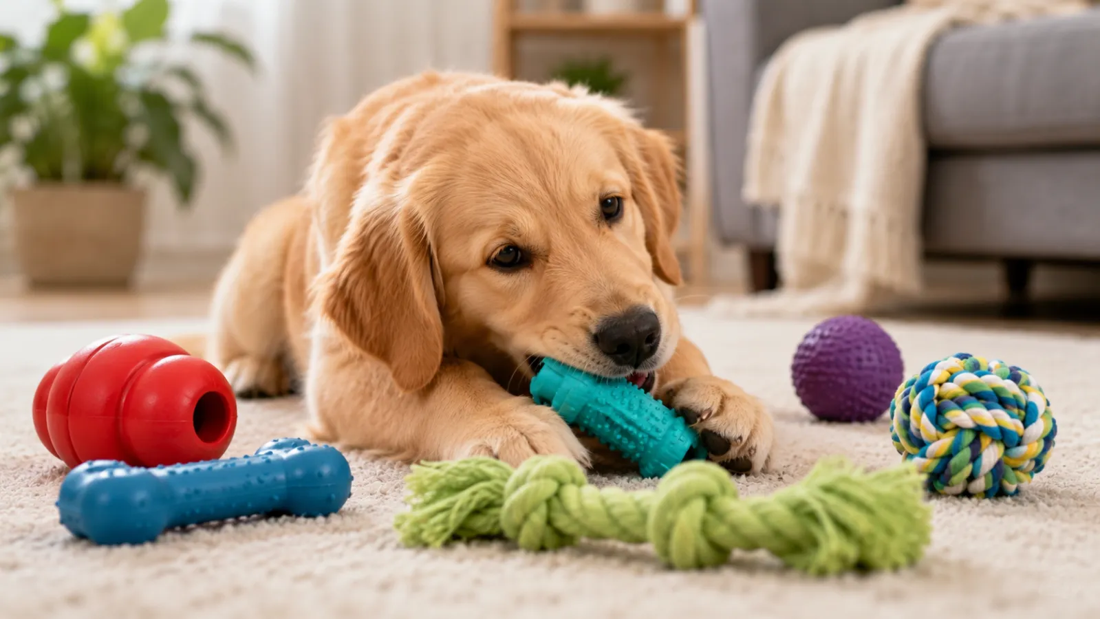 Provide Safe Chew Toys