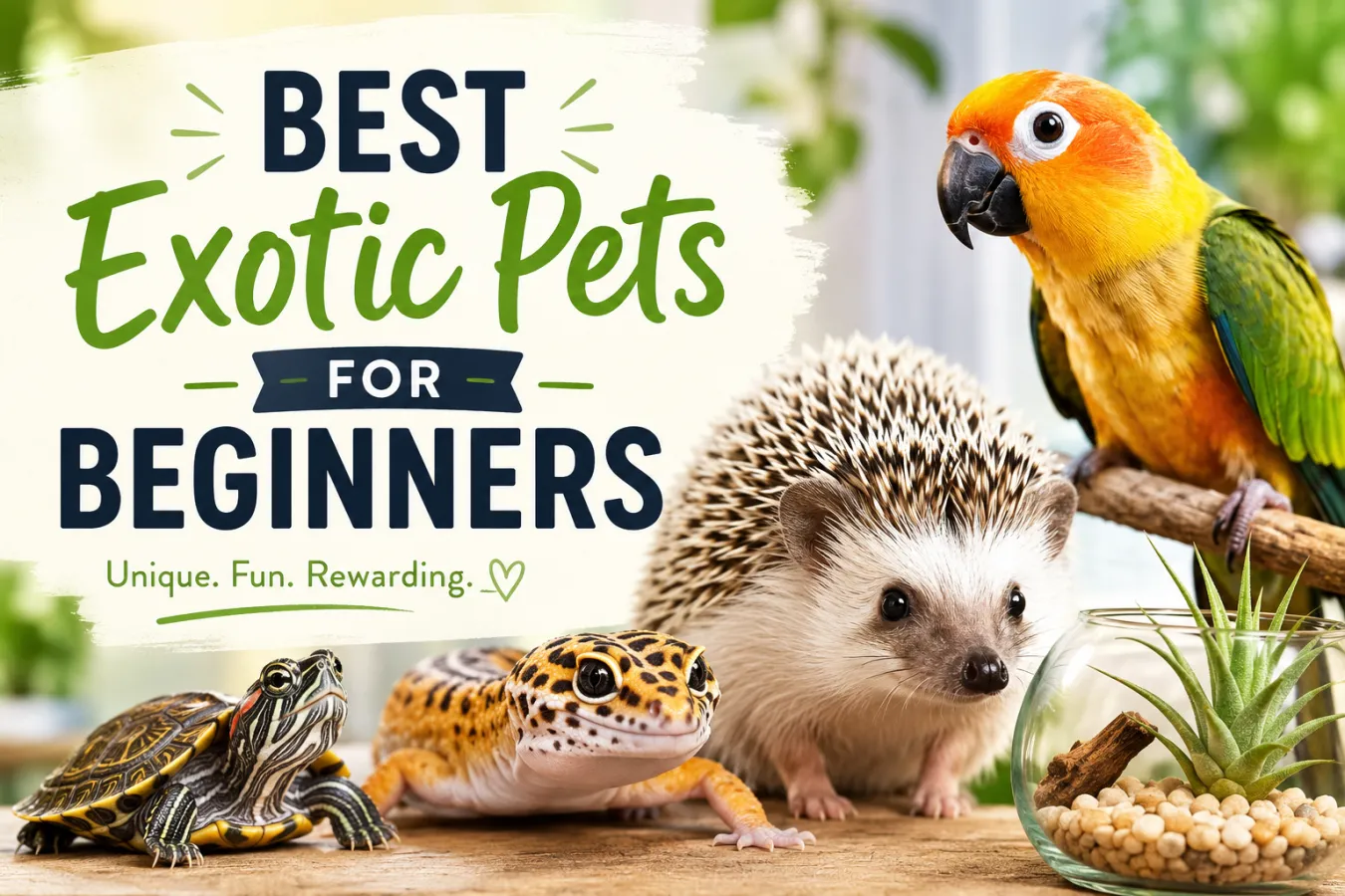 Best Exotic Pets for Beginners